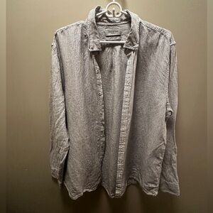 Industrie Blue Striped Button Down Shirt